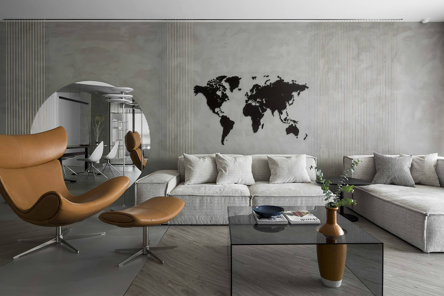 Papier peint Carte du monde – décoration murale de grand format